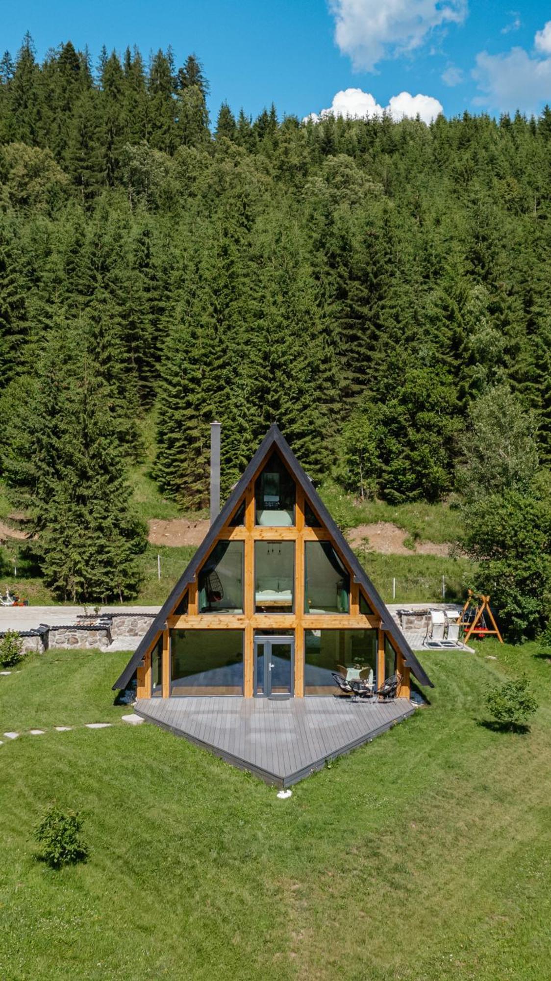 Cabana Cozy Cabin A Frame Toplita  Exterior photo